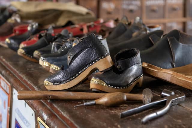 Clog making is considered a "critically endangered" craft by the Heritage Crafts Association and is listed on their Red List of Endangered Crafts. PIC: Tony Johnson