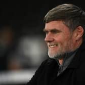 Bradford City boss Graham Alexander has held talks with new head of football operations David Sharpe. Image: Gareth Copley/Getty Images