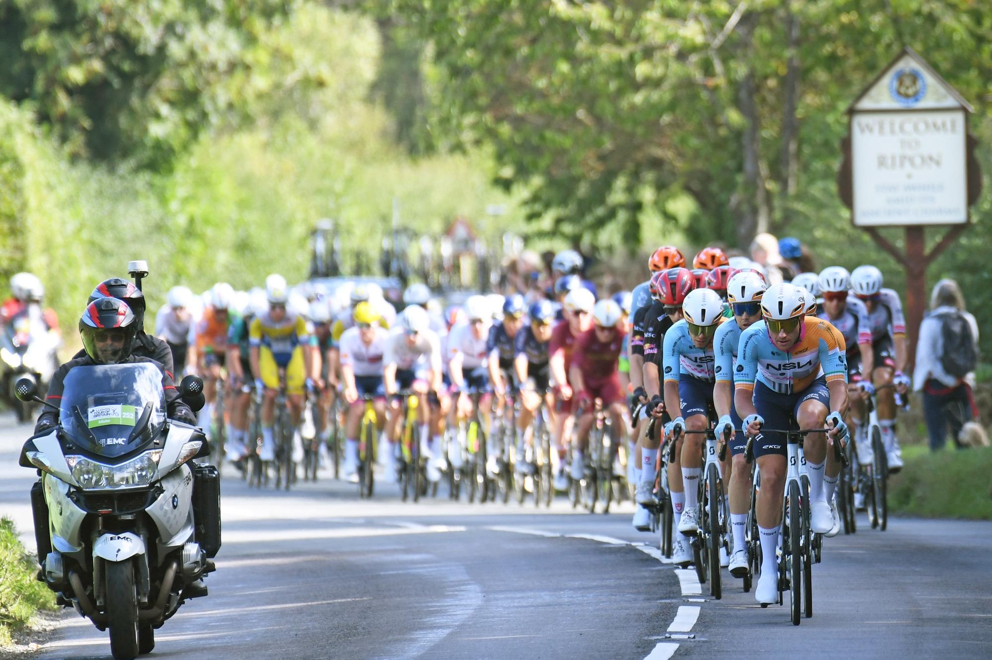 Die Tour of Britain rückte die herrliche Landschaft von North Yorkshire ...
