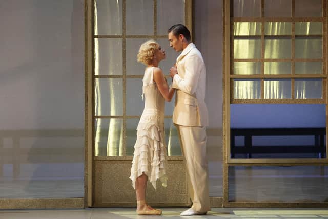 Abigail Prudames and Joseph Taylor in The Great Gatsby which opens at Leeds Grand Theatre next week. Picture: Caroline Holden
