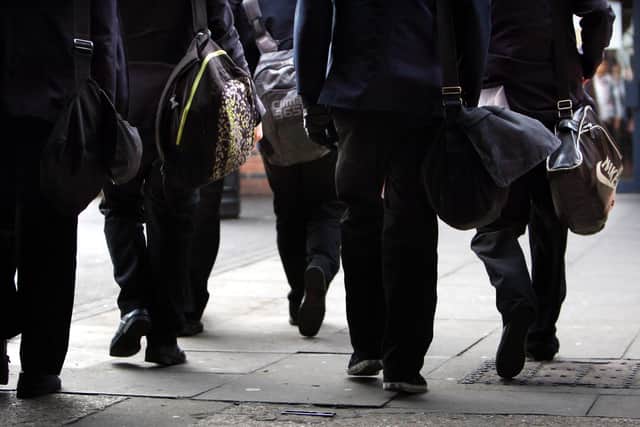 Pupils at schools. PIC: David Jones/PA Wire