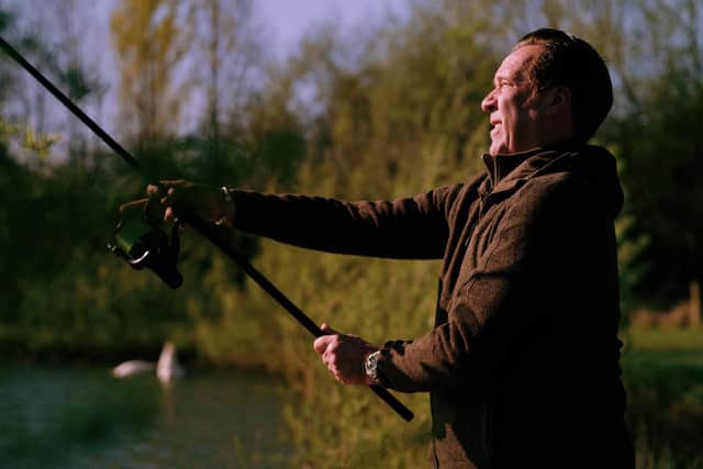 David Seaman casting. Image: Environment Agency