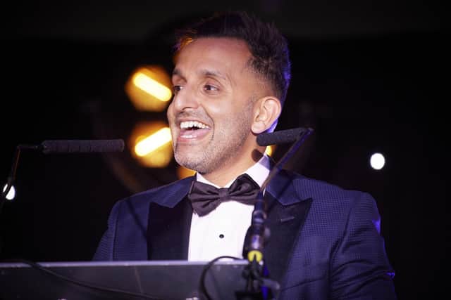Dr Amir Khan, TV’s favourite GP and patron of Leeds Hospitals Charity hosted the ball. Photo: Simon Lewis