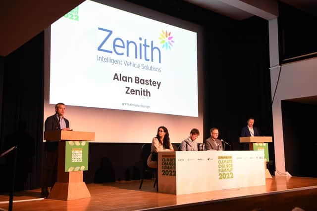 Alan Bastey of Zenith speaking at last year's Yorkshire Post Climate Change Summit 2022. Picture Gerard Binks