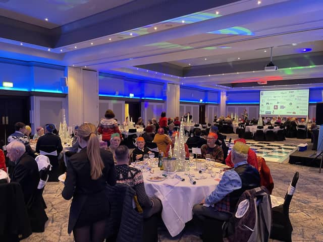 Ron’s Christmas Lunch was organised by Mike Day, head of sales at Bibby Financial Services, and brought together around 100 elderly people raising some £7000 less costs of the event for Age UK.