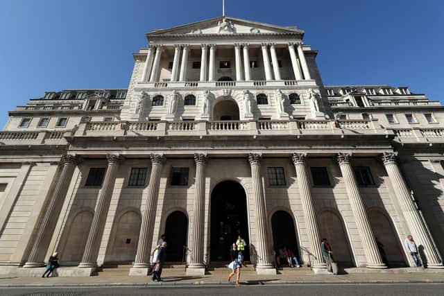 'It would seem that the only mechanism for controlling inflation available to the Bank of England is to dampen the economy by increasing interest rates'. PIC: PA