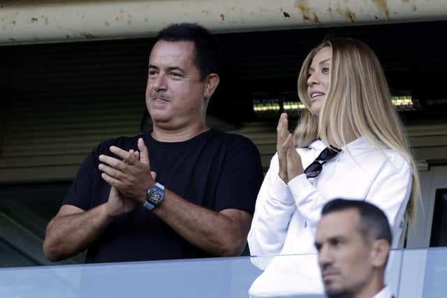 Hull City chairman Acun Ilicali in the stands at the MKM Stadium earlier this season. Picture: Richard Sellers/PA Wire.