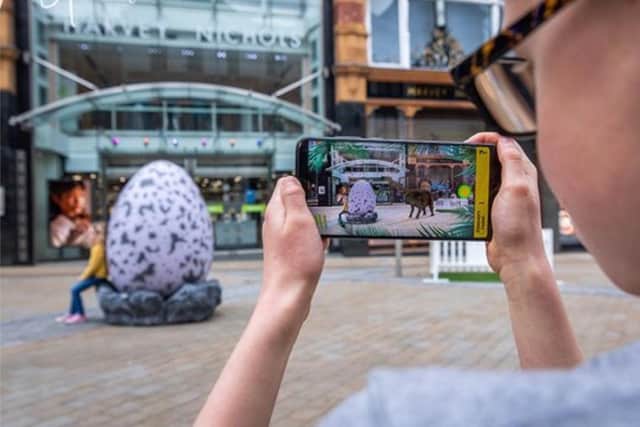 Dinosaur Egg Hunt comes to life with augmented reality app