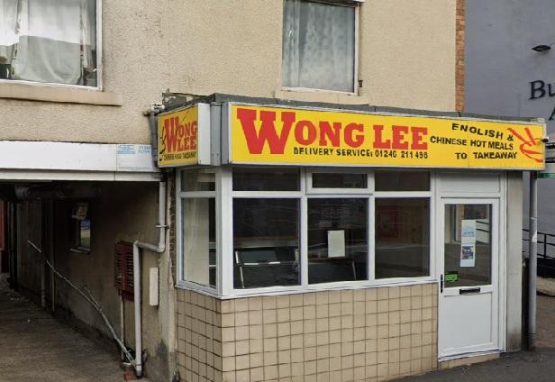 Wong Lee, of 44 Church Street, Brimington, Chesterfield was given a rating of one star after inspection on 14 October 2021