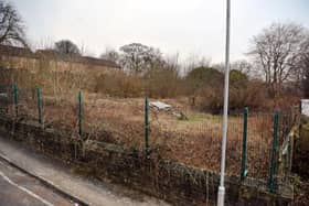 The site where the new homes will be built