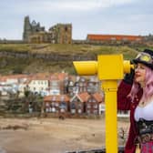 Angie Fyfe photographed at Whitby Steampunk Weekend.