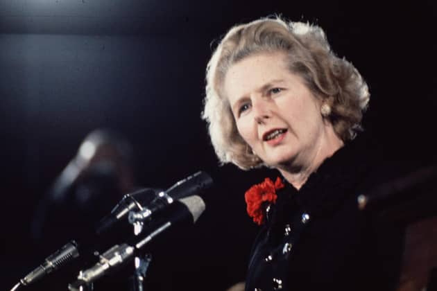 Margaret Thatcher takes over from Edward Heath as the new leader of the Conservative Party. PIC: Hulton Archive/Getty Images