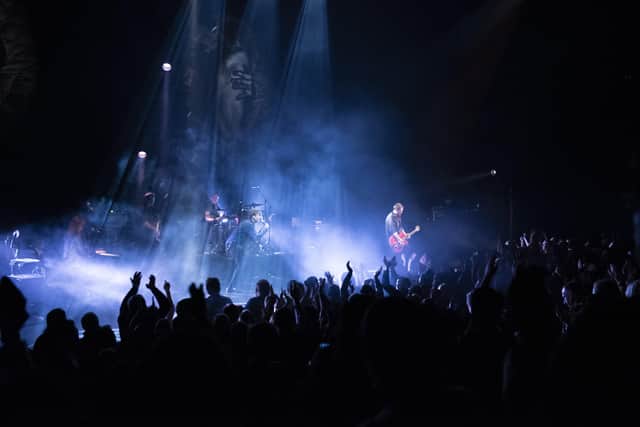 Suede performing at the Barbican in York. Picture: Ernesto Rogata