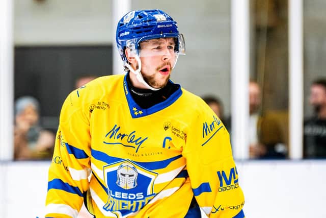 STAYING PUT: Kieran brown has signed up for a new three-year deal with Leeds Knights. Picture: Kev Bland/Knights Media.