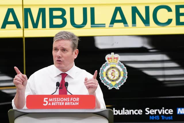 'I’m wondering why Labour leader Sir Keir Starmer thinks his vision of a “tech revolution in the NHS” is such a great leap forward'. PIC: Ian West/PA Wire