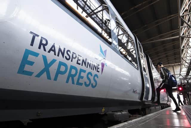 'The signalman’s red flag finally drops this weekend on TransPennine Express'. PIC: PA