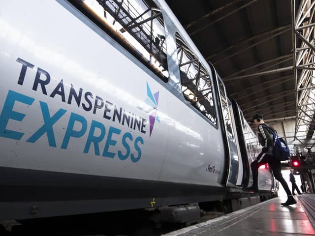 'The signalman’s red flag finally drops this weekend on TransPennine Express'. PIC: PA