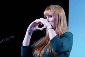 Angela Rayner speaking at the TUC congress in Liverpool. PIC: Peter Byrne/PA Wire