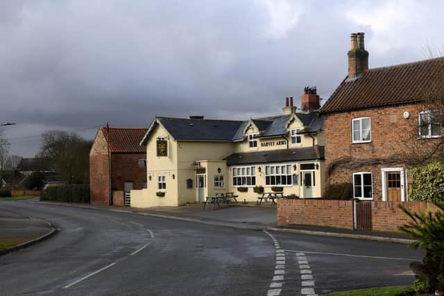 The Harvey Arms in Finningley is named after the Harvey family of Ickwell, Bedfordshire which took over Finningley Grange and resided there until the late 19th century. Picture by Simon Hulme.