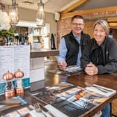 Jeremy and Louise Holmes who diversified from their dairy farm near Denby Dale in West Yorkshire and set up Yummy Yorkshire Ice Cream and Hide & Hoof restaurant, photographed by Tony Johnson for the Yorkshire Post