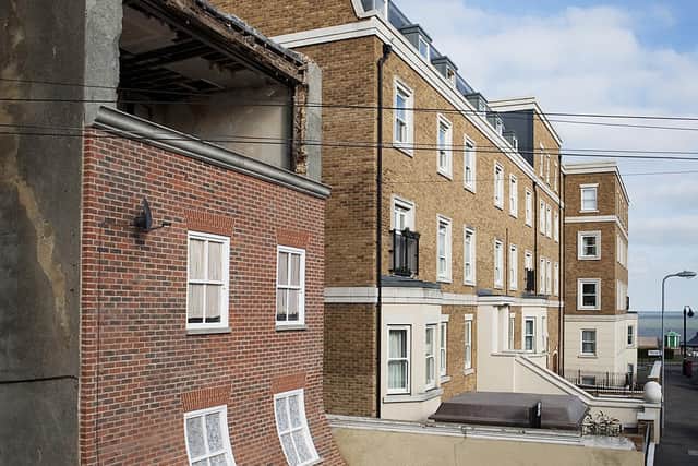 Alex Chinneck - From the knees of my nose to the belly of my toes. Picture: Stephen O' Flaherty
