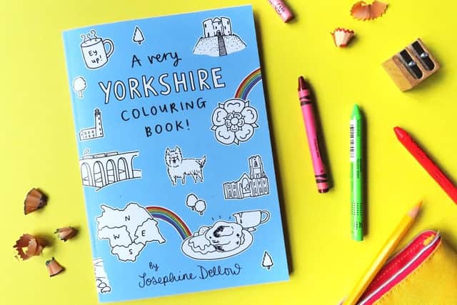 The front page of A Very Yorkshire Colouring Book. (Pic credit: Edit Sheffield)