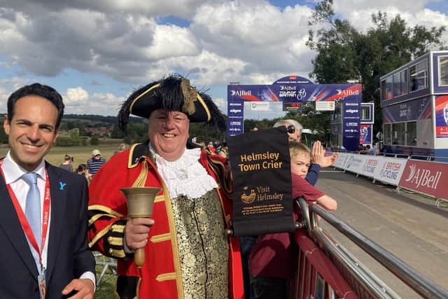 The Helmsley stage finish at the 2022 Tour of Britain.