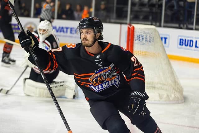 NEW FACE: Bailey Conger replaces Josh Adkins as an import forward at Leeds Knights. Picture courtesy of Knoxville Ice Bears