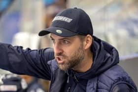 SAME AGAIN PLEASE: Sheffield Steeldogs' head coach Greg Wood backs his team to retain their NIHL National play-off title. Picture courtesy of Peter Best/Steeldogs Media