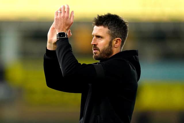 BRING IT ON: Middlesbrough head coach Michael Carrick is loving the ups and downs of Championship football this season.
Picture: John Walton/PA