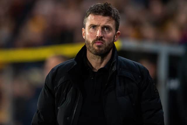REASSURED: Michael Carrick was pleased with what he saw in the Middlesborough dressing room at half-time at the Liberty Stadium
