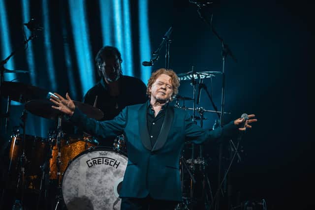 Mick Hucknall of Simply Red performing at the Utilita Arena, Sheffield. Picture: Scott Antcliffe