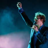 Jarvis Cocker of Pulp performing at Tramlines Festival, Hillsborough Park, Sheffield. Picture: Scott Antcliffe