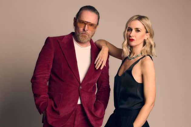 Yorkshire actors Tony Pitts and Katherine Kelly.