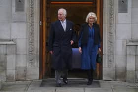 King Charles III and Queen Camilla departing The London Clinic in central London, where King Charles had undergone a procedure for an enlarged prostate. The King has been diagnosed with a form of cancer and has begun a schedule of regular treatments, and while he has postponed public duties he “remains wholly positive about his treatment”, Buckingham Palace said. Victoria Jones/PA Wire