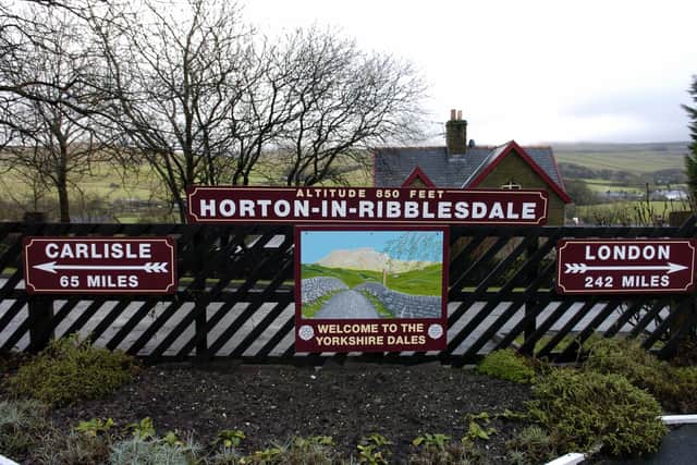 Horton in Ribblesdale Station on the Settle to Carlisle line