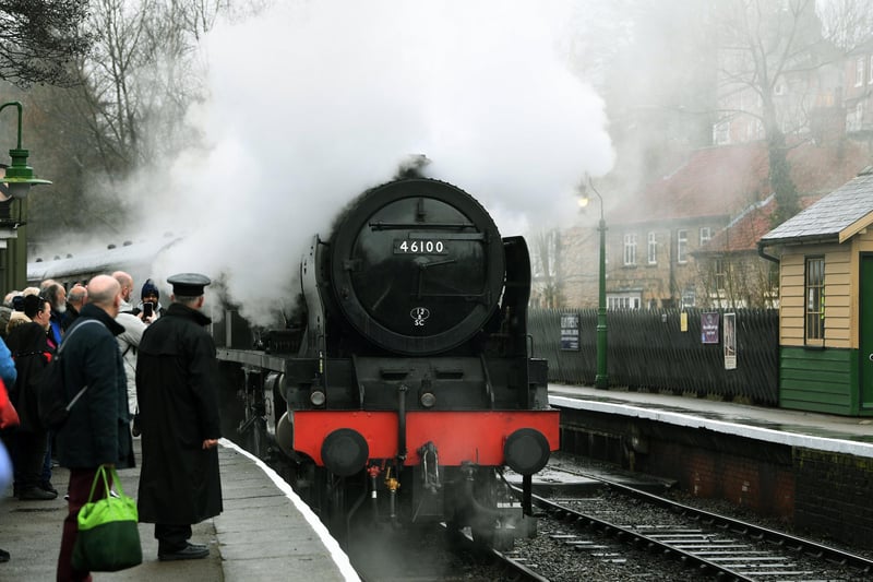The famous Royal Scot is visiting the North Yorkshire Moors Railway in Pickering.
