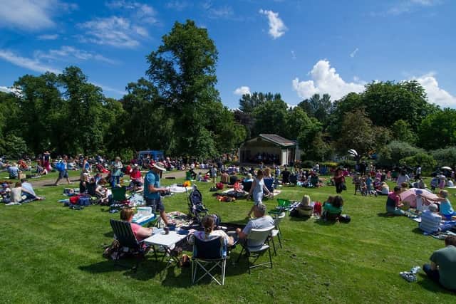 A big picnic in Valley Gardens, Harrogate. (Pic credit: James Hardisty)