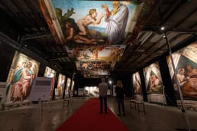Michelangelo's Sistine Chapel: The Exhibition Leeds.