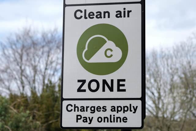 The clean air zone was launched in September last year
