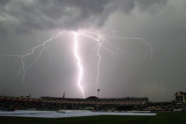 Thunder and lightning. (Pic credit: Tom Shaw / Getty Images)