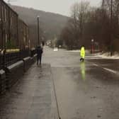 Flooding during Storm Ciara. PIC: Ellie Miller