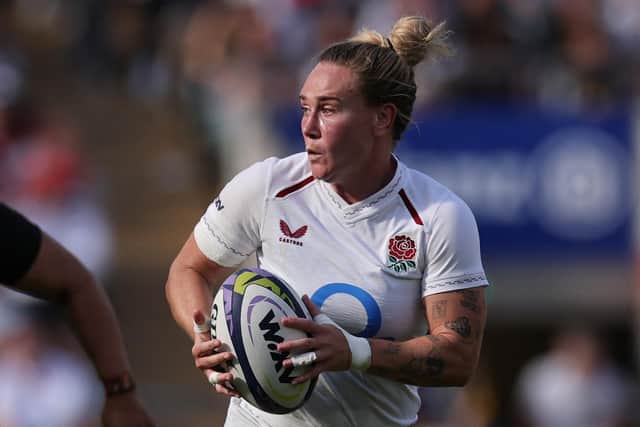 England's centre Megan Jones has succeeded Zoe Stratford (Picture: Adrian DENNIS / AFP via Getty Images)