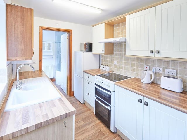 The kitchen has everything you need