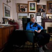 Dickie Bird celebrates his 90th birthday, pictured at his home at Barnsley. Picture taken by Yorkshire Post Photographer Simon Hulme