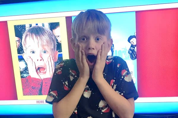 Tyler Stringer, 11, from Whitby, grew up with comments about his resemblance to Home Alone character Kevin McCallister.