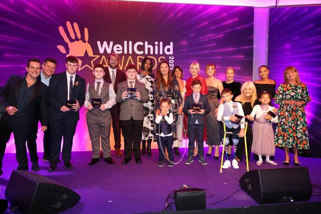 Winners at last year's WellChild Awards