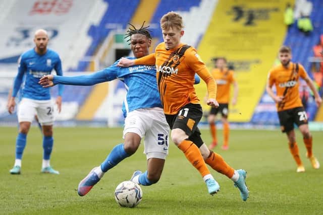 TIGER: Keane Lewis-Potter (right) stared for his boyhood club (Image: Alex Morton/Getty Images)