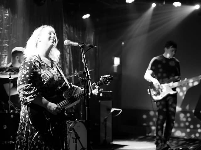 Chantel McGregor with her band at Brudenell Club (Photo by Chris Roberts/Widerview Visual Media)