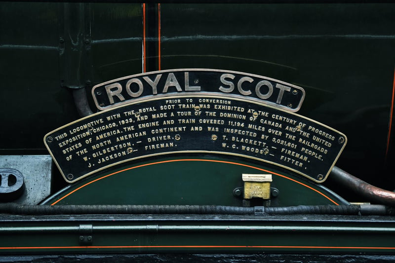 The Royal Scot after the Royal Scots regiment, the original 6100 was the first of its class, built in 1927 by the North British Locomotive Company in Glasgow.